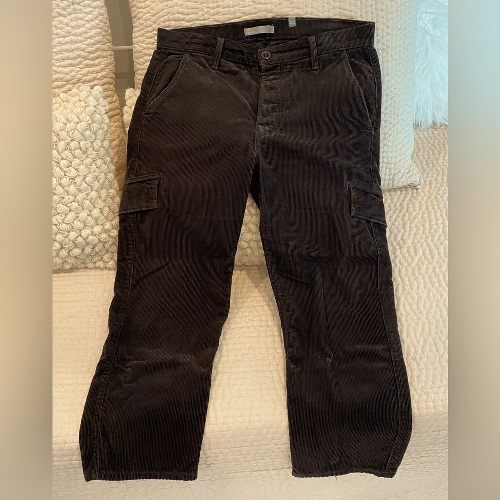 Vince size 10 cropped corduroy cargo style pants - great condition!